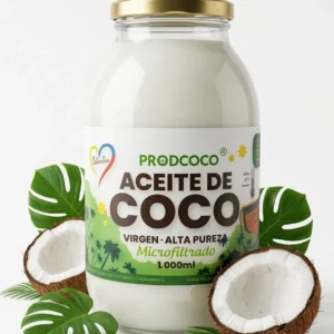Aceite de Coco Virgen Prodcoco 1 Litro | Cocina Saludable